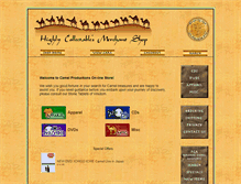 Tablet Screenshot of camelproductions-store.com